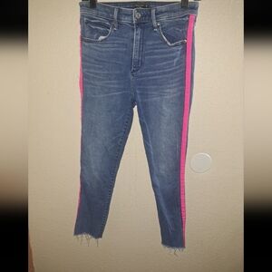 Abercrombie & Fitch Simone High Rise Ankle Jeans